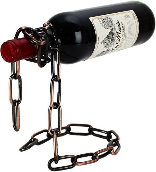 Suspending Chain Wine Rack Holder