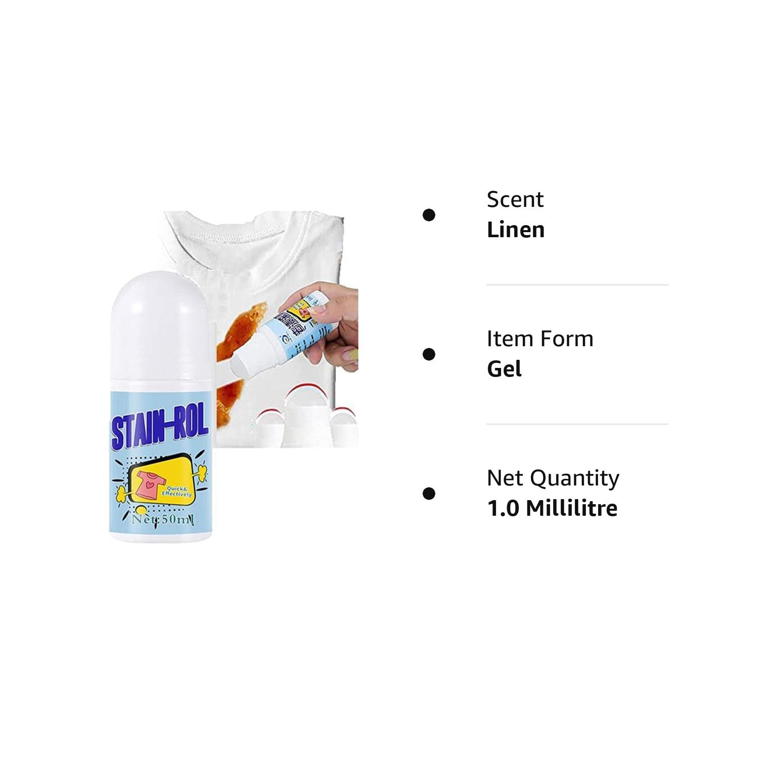 Instant Stain Remover for Cotton, Linen, Polyester, Blended Fabric, Denim, Down Jacket