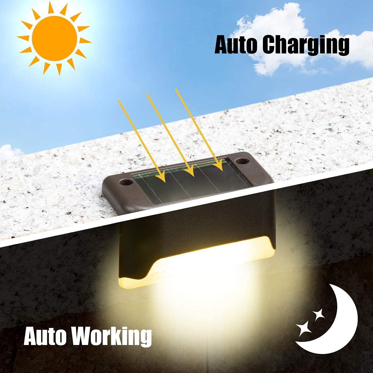 auto charging led light