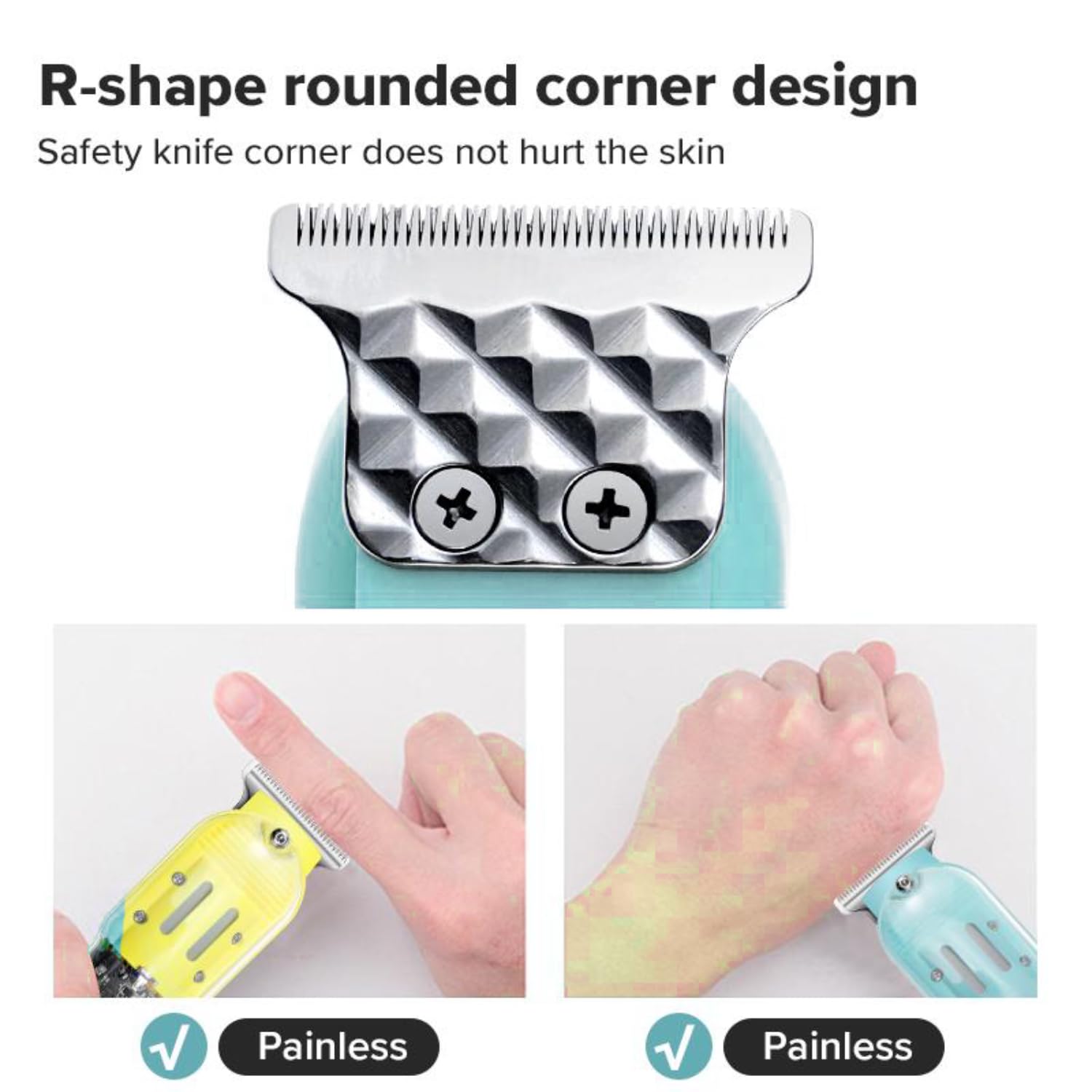 R-shape rounded corner design