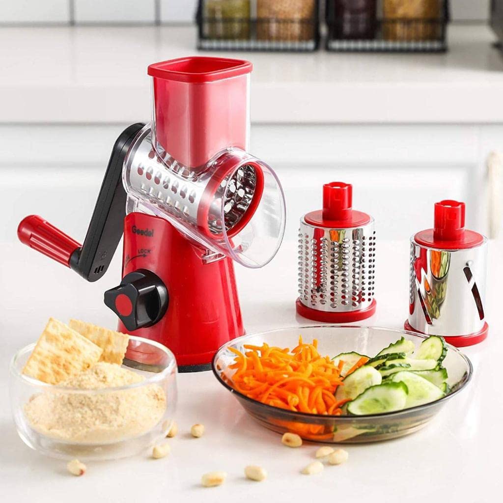 3 in 1 Multi-Functional Drum Rotary Vegetable Cutter