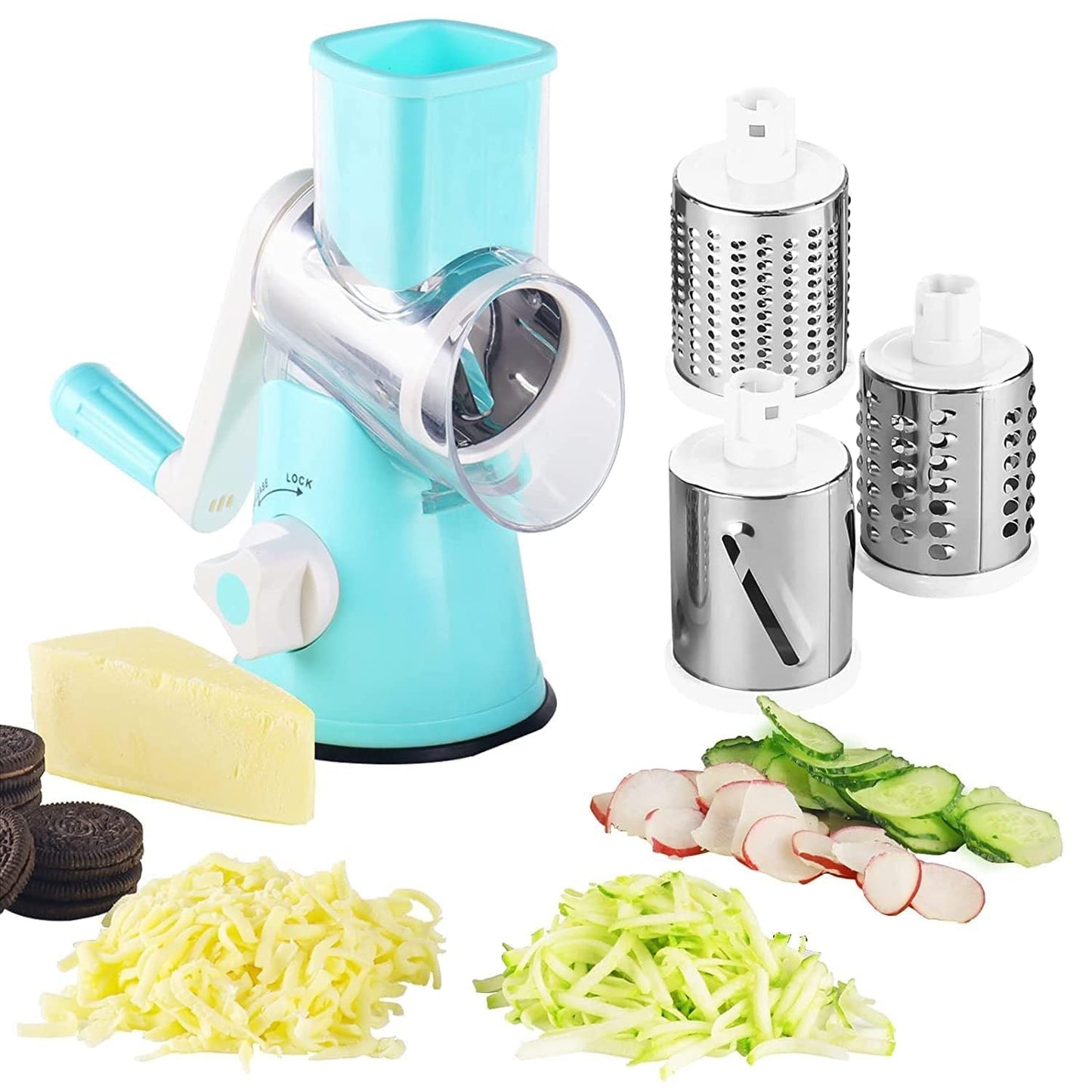 Slicer Dicer with High Speed Rotary Cylinder