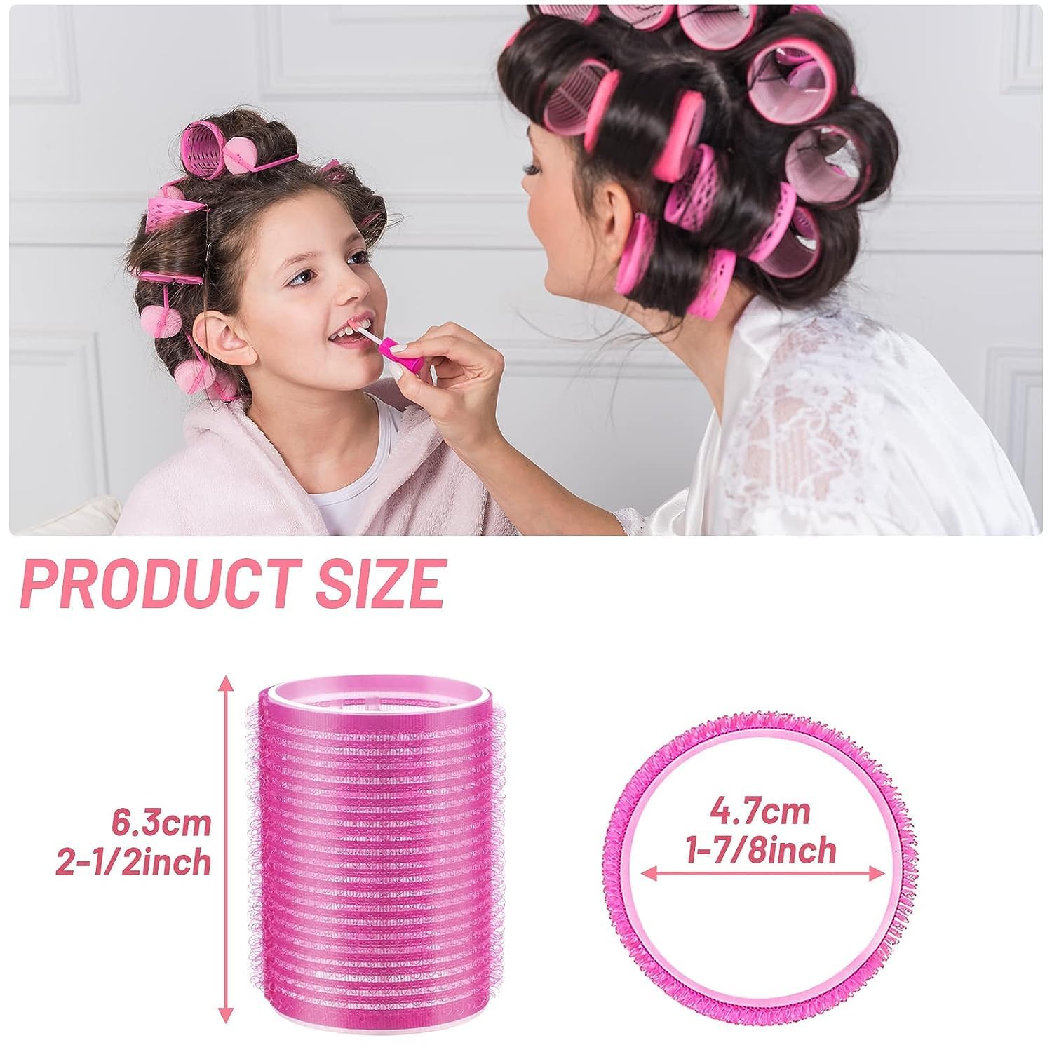 Hair Roller Clips Hairdressing Kit for Long Medium Short Hair