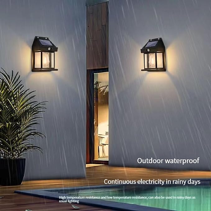 Wall Light with Sensor Wireless ip65 Solar Wall lamp