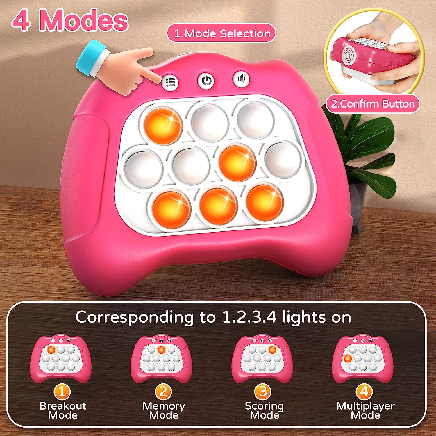 Four Modes and Electronic Speed Push Game